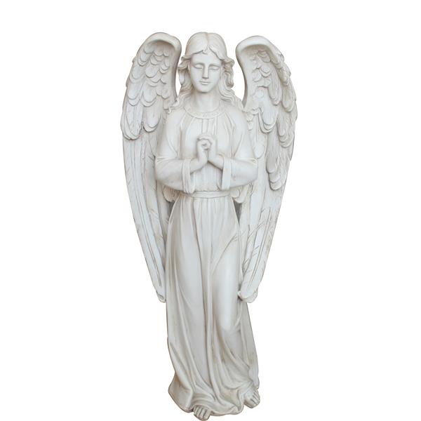 Statue de ange debout, multicolore