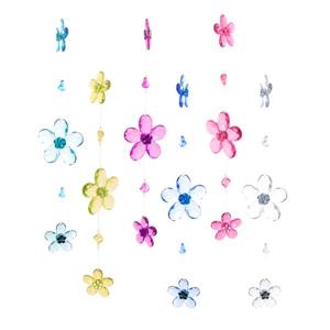 Hi-Line Gift Acrylic Flower Suncatchers - Multicoloured