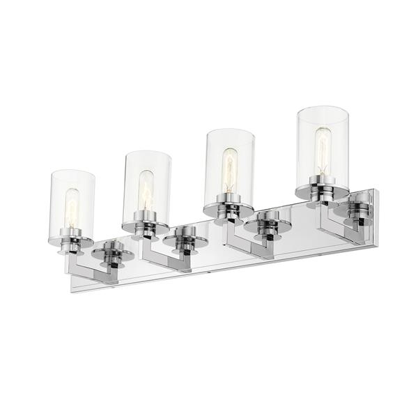 Z-Lite Savannah 4-Light Vanity Light - Chrome