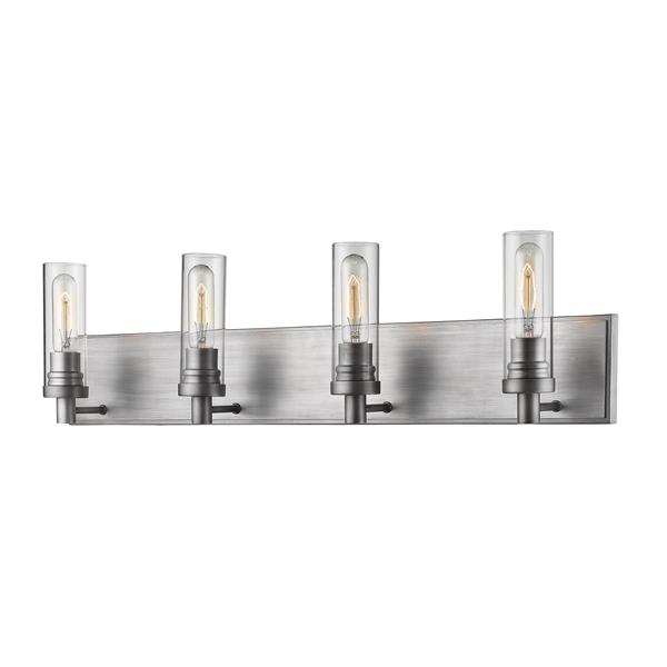 Z-Lite Persis 4-Light Vanity Light - Gray