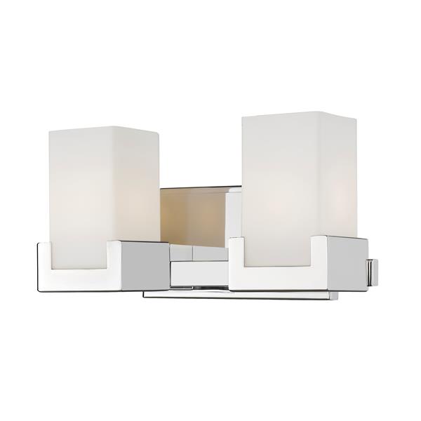 Z-Lite Peak 2-Light Vanity Light - Chrome