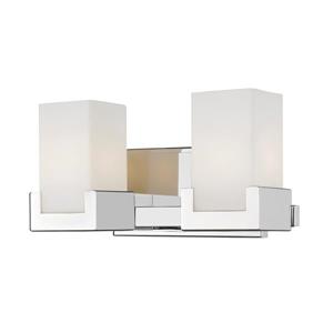 Z-Lite Peak 2-Light Vanity Light - Chrome