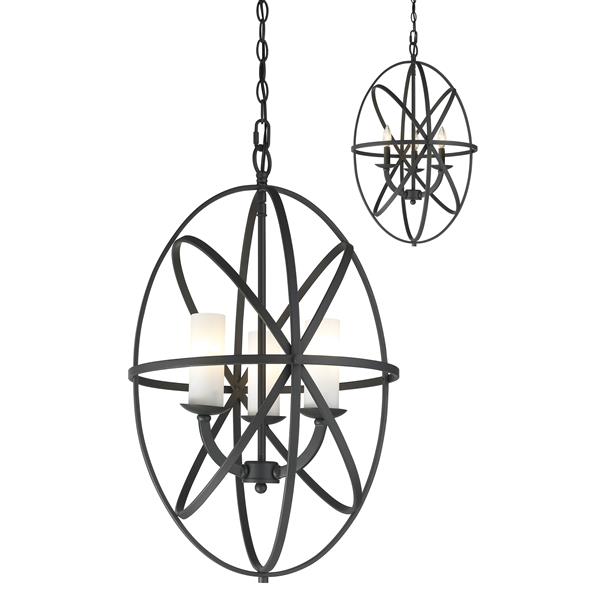 Z-Lite Aranya 3-Light Pendant Light - Bronze
