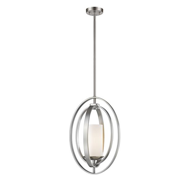 Z-Lite Ashling 1-Light Mini Pendant Light - Nickel