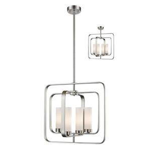 Z-Lite Aideen 4-Light Pendant Light - Nickel