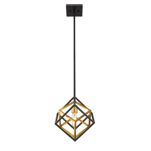 Z-Lite Euclid 1-Light Mini Pendant Light - Multicoloured