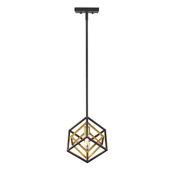 Z-Lite Euclid 1-Light Mini Pendant Light - Multicoloured