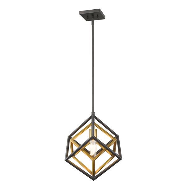 Z-Lite Euclid 1-Light Mini Pendant Light - Multicoloured