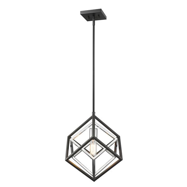 Z-Lite Euclid 1-Light Mini Pendant Light - Multicoloured 457MP-CH