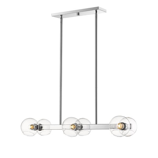 Z-Lite Marquee 6-Light Pendant Light - Chrome