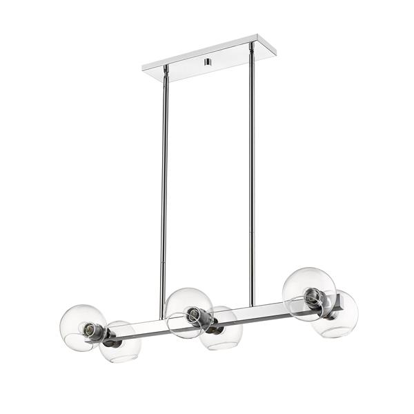 Z-Lite Marquee 6-Light Pendant Light - Chrome