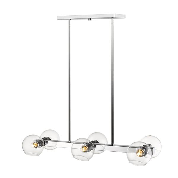 Z-Lite Marquee 6-Light Pendant Light - Chrome