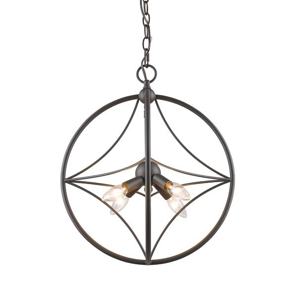 Z-Lite Cortez 4-Light Pendant Light - Bronze