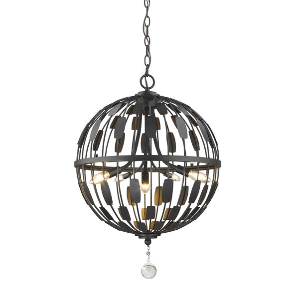Z-Lite Almet 5-Light Pendant Light - Bronze