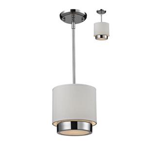 Z-Lite Jade 1-Light Chandelier Light - Chrome