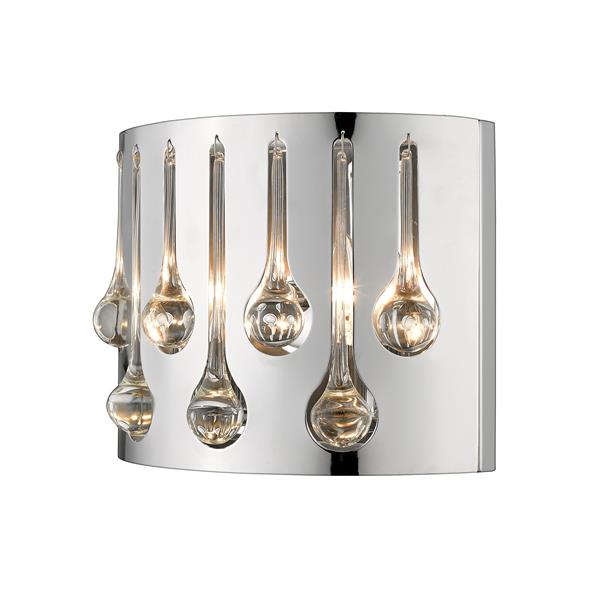 Z-Lite Oberon 2-Light Wall Sconce - Chrome