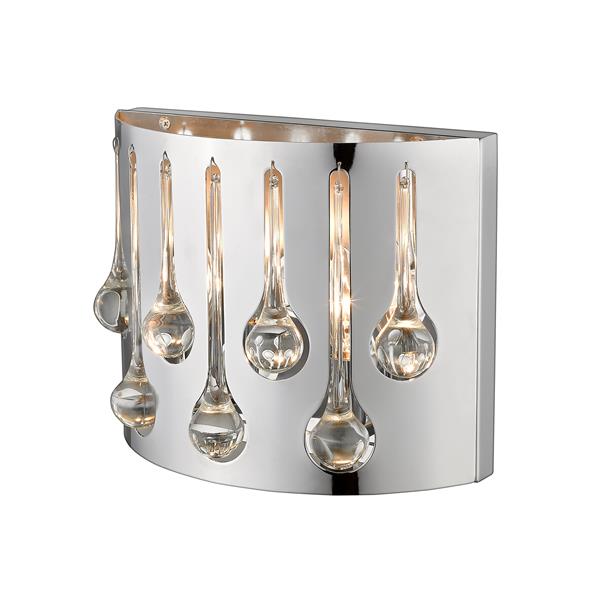 Z-Lite Oberon 2-Light Wall Sconce - Chrome