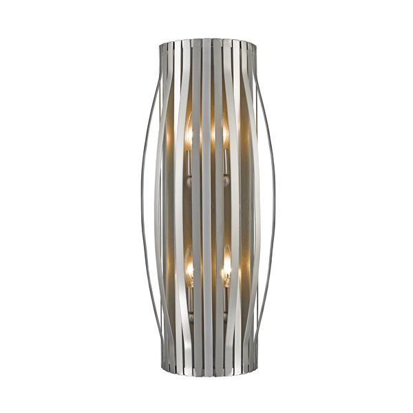 Z-Lite Moundou 4-Light Wall Sconce - Brushed Nickel