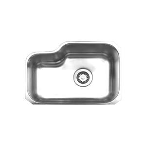Whitehaus Collection Single Bowl Undermount Sink - Stainless steel