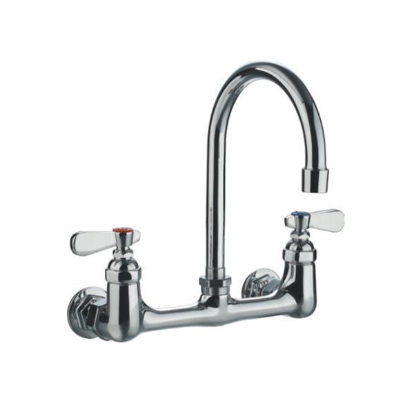 Whitehaus Collection Heavy Duty Wall Mount Faucet - Chrome