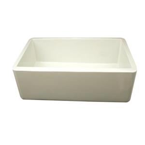 Whitehaus Collection Front Apron Fireclay Sink - 30-in - Off-White