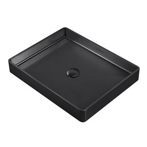 Whitehaus Collection Rectangular Above Counter Bathroom Sink - White