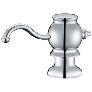 Whitehaus Collection Contemporary Brass Soap/Lotion Dispenser - Polished Chrome