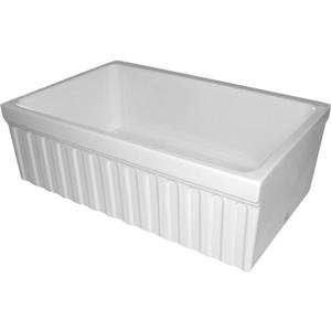 Whitehaus Collection Front Apron Fireclay Sink - 30-in - White