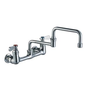 Whitehaus Collection Double Wall Mount Sink Faucet - Chrome