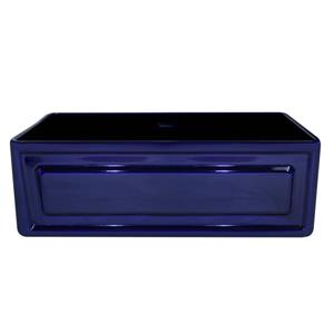 Whitehaus Collection Front Apron Fireclay Sink - 30-in - Blue