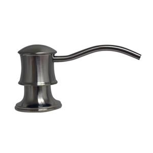 Whitehaus Collection Contemporary Brass Soap/Lotion Dispenser - Brushed Nickel