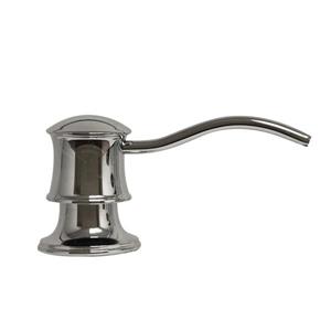 Whitehaus Collection Contemporary Brass Soap/Lotion Dispenser - Polished Chrome