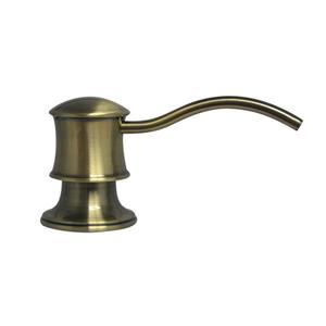 Whitehaus Collection Contemporary Brass Soap/Lotion Dispenser - Antique Brass