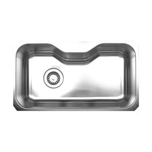 Whitehaus Collection Single Bowl Undermount Sink - Stainless steel