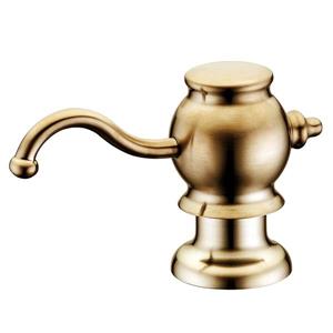 Whitehaus Collection Contemporary Brass Soap/Lotion Dispenser - Antique Brass