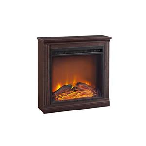 Ameriwood Home Bruxton Electric Fireplace - Cherry Brown