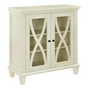 Ameriwood Home Ellington Accent Cabinet - 2 Doors - Ivory