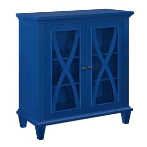 Ameriwood Home Ellington Accent Cabinet - 2 Doors - Blue