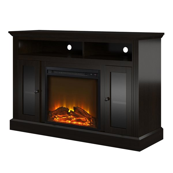 Ameriwood Home Fireplace with TV Stand - For TVs up to a 50" - Espresso