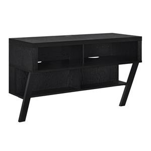 Ameriwood Home Layton Wall Mounted TV Stand for TVs up to 47" - Black Oak