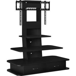 Ameriwood Home Galaxy TV Stand - Mount and Drawers for TVs up to 70" -Black