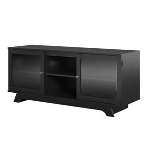 Ameriwood Home Englewood TV Stand for TVs up to 55" - 2 Doors - Black