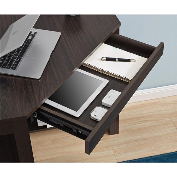 Ameriwood Home Parsons Corner Desk Espresso 9896296com Rona