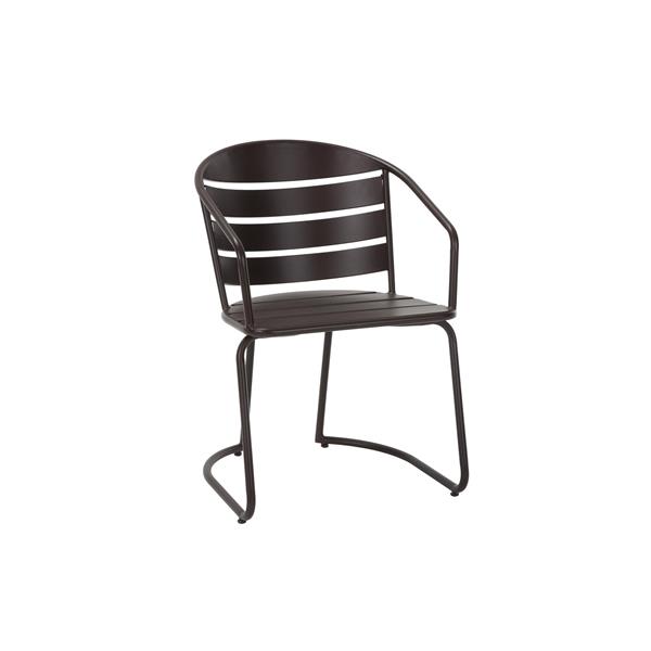 Cosco 3 Piece Bistro Set Table And 2 Chairs Metro Brown
