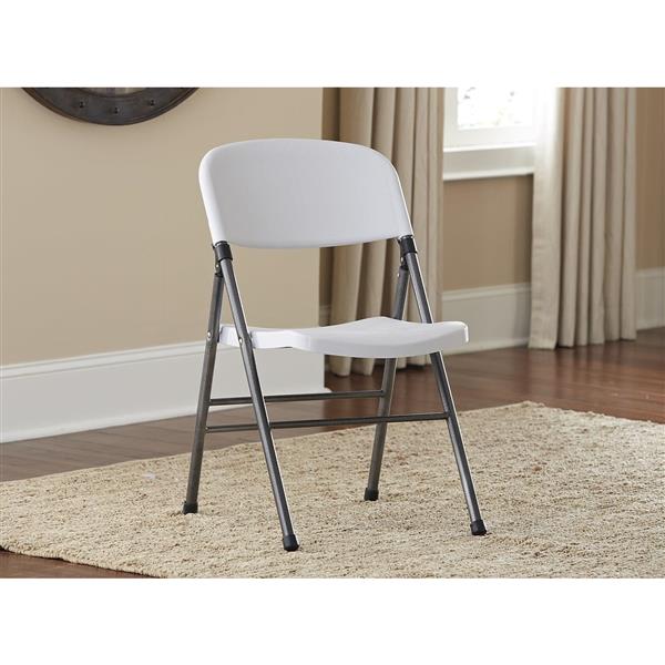 Cosco Resin Folding Chair - White - Set of 4