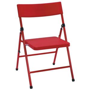 Cosco Kids Folding Chair - Red Plastic - Set of 4