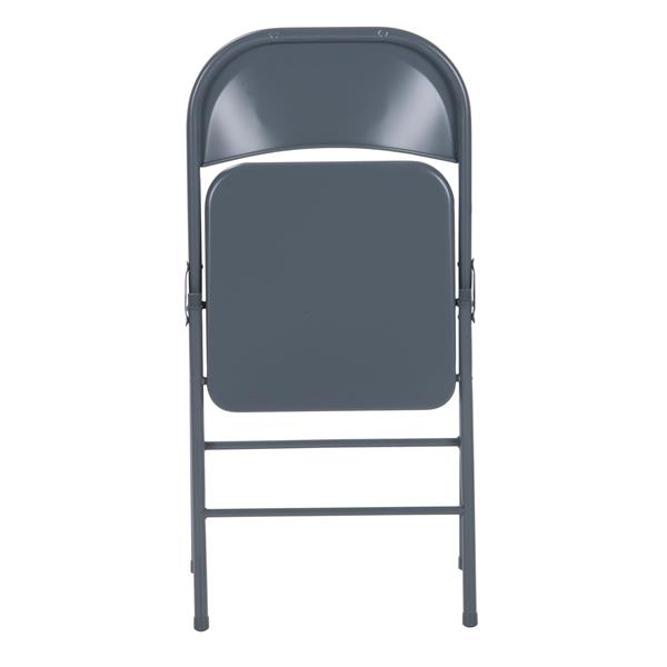 Cosco Steel Folding Chair Grey Set Of 4 14715gry4e Rona
