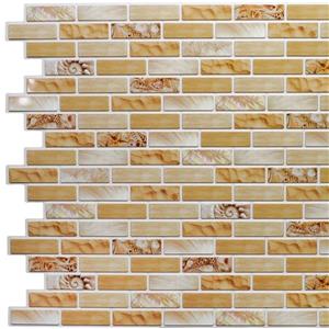 Dundee Deco PVC 3D Wall Panel - Yellow Bricks Seashells