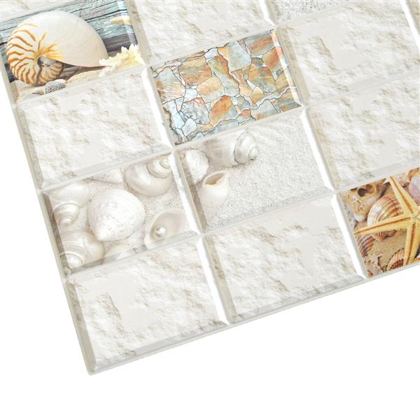 Dundee Deco PVC Wall Panel - Shells Starfish Mosaic