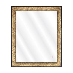 Dyconn Faucet Apollo Rectangular LED Mirror - 30" x 36" - Gold